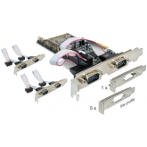 Adaptor PCI-Express Delock 89347, PCI Express x1 - 6 x Serial
