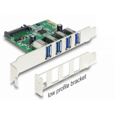 Adaptor PCI-Express Delock 89360, PCI-Express - 4x USB-A