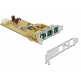 Adaptor PCI-Express Delock 89656, 1x PCI Express - 3x PoweredUSB 2.0 12 V female