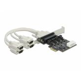 Adaptor PCI-Express Delock 89895, PCI Express x1 - 4x Serial RS-232