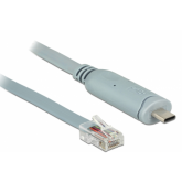 Cablu Delock 89917, USB-C male - RJ45 male, 0.5m, Gray
