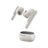 Handsfree Poly by HP Voyager Free 60+ UC Touchscreen, White + Adaptor Bluetooth USB-A