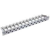 Patch Panel R&M R812474, 19inch, 1U, 24 porturi, Cat6, STP, Gray