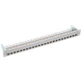 Patch Panel R&M R813489, 19inch, 1U, 24 porturi, Cat6a, STP, Gray