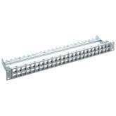 Patch Panel R&M R837956, 19inch, 1U, 48 porturi, Keystone, Gray