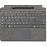 Tastatura Microsoft Surface Pro 8 / 9 10 / 11, Layout US, Platinum + Stylus Surface Slim Pen 2