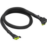 Cablu ASRock CB-12V2X6L600W, 12V-2x6 PCIe - 12V-2x6 PCIe 5.1, 0.7 m, Black