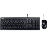 Kit ASUS U2000 - Tastatura, USB, Black + Mouse Optic, USB, Black