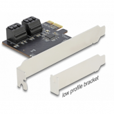 Adaptor PCI-Express Delock 90010, PCI Express x1 - 4x SATA, Low Profile
