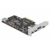 Adaptor PCI-Express Delock 90060, PCI Express x4 - 2 x USB-A + 3 x USB-C