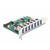Adaptor PCI-Express Delock 90104, PCI Express x1 - 7x USB-A