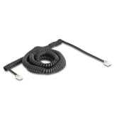 Cablu Delock 90227, RJ11 male - RJ11 male, 10m, Black