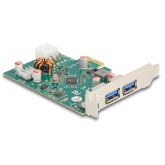 Adaptor PCI-Express Delock 90229, PCI Express x1 - 2 x USB-A + 1 x USB-C