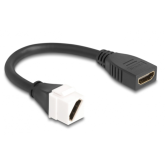 Cablu Delock 90326, HDMI female - HDMI female, 0.20m, Black