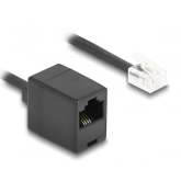Cablu Delock 88721, RJ11 male - RJ45 female, 10m, Black