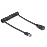 Cablu Delock 90367, USB female - USB male, 0.5 m, Black