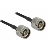 Cablu antena Delock 90424, N plug - N plug, 10m, Black