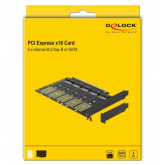 Adaptor PCI-Express Delock 90435, PCI Express x16 - 5x M.2