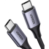 Cablu de date Ugreen 90440, USB-C male - USB-C male, 2m, Black