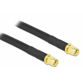 Cablu antena Delock 90450, SMA plug - SMA plug, 2m, Black