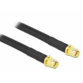 Cablu Antena Delock 90451, SMA plug - SMA plug, 5m, Black