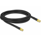 Cablu Antena Delock 90454, RP-SMA plug - RP-SMA plug, 2m, Black