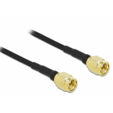 Cablu Delock 90470, SMA plug - SMA plug, 5m, Black
