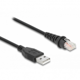 Cablu Delock 90598, USB 2.0 male - RJ50 male, 1.5m, Black