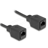 Cablu Delock 90669, RJ45 female - RJ45 female, 1 m, Black