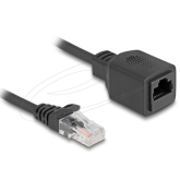 Cablu Delock 90670, RJ45 male - RJ45  female, 2 m, Black