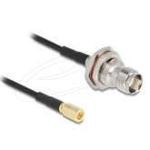 Cablu antena Delock 90724, TNC jack - SMB, 0.20 m, Black