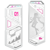 Rack SSD ASUS ROG Strix Arion Hatsune Miku Edition, USB 3.2 Gen2 Tip-C, M.2, Moonlight White