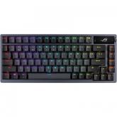 Tastatura ASUS ROG Azoth RGB PBT NX Red Switch, RGB LED, USB/USB Wireless/Bluetooth, Black