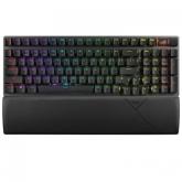 Tastatura ASUS ROG Strix Scope II 96 NX Snow Switch, RGB LED, USB/USB Wireless/Bluetooth, Black - DESIGILAT