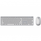 Kit wireless Tastatura Asus W5000, USB, White + Mouse Optic, USB, White
