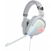 Casti cu microfon ASUS ROG Delta RGB, USB-A/USB-C, White