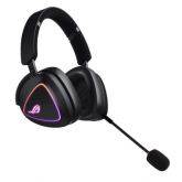 Casti cu microfon ASUS ROG Delta II, Bluetooth/USB Wireless/3.5mm jack, Black