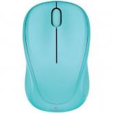 Mouse Optic Logitech Mouse M317, USB Wireless, Turquoise