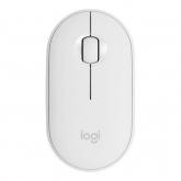 Mouse Optic Logitech Pebble M350, Bluetooth/USB Wireless, White