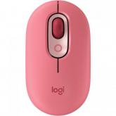 Mouse optic Logitech POP Emoji, USB Wireless/Bluetooth, Heartbreaker Rose