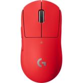 Mouse Logitech G Pro X Superlight Lightspeed, USB Wireless, Red