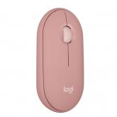 Mouse Optic Logitech Pebble 2 M350s, USB Wireless/Bluetooth, Rose