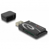 Card Reader Delock 91602, USB 2.0, Black