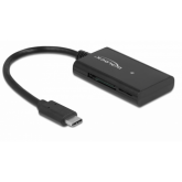 Card Reader Delock 91740, USB-C, Black