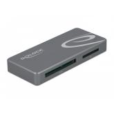 Card Reader Delock 91754, USB-C, Gray