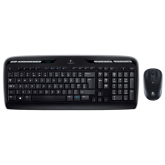 Kit Wireless Logitech MK330 - Tastatura, USB, Black + Mouse Optic M215, USB, Black