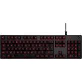 Tastatura Logitech G413, Red LED, USB, Layout UK, Carbon