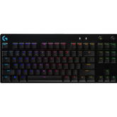 Tastatura Logitech G PRO TKL GX-BLUE, RGB LED, USB, Layout UK, Black