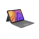 Husa cu tastatura Logitech Slim Folio Touch cu tastatura pentru tableta de 11inch, Layout UK, Gray