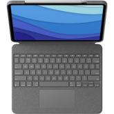 Husa cu tastatura cu tastatura Logitech pentru Ipad Pro de 12.9inch, Grey